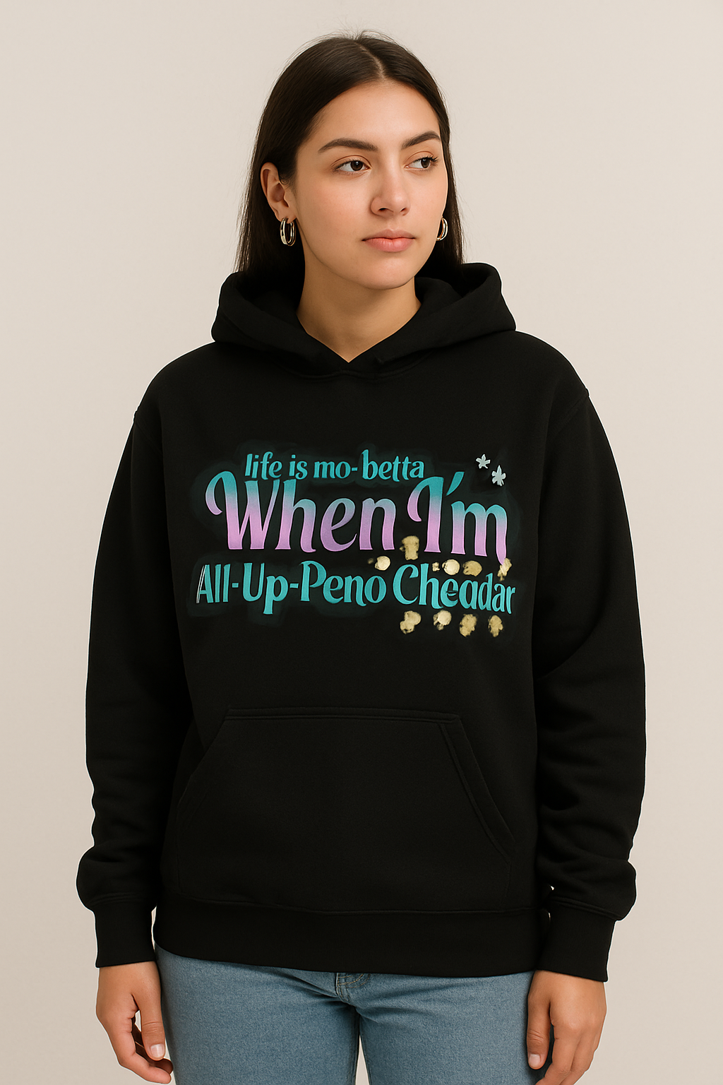 Popcorn Flower Hoodie
